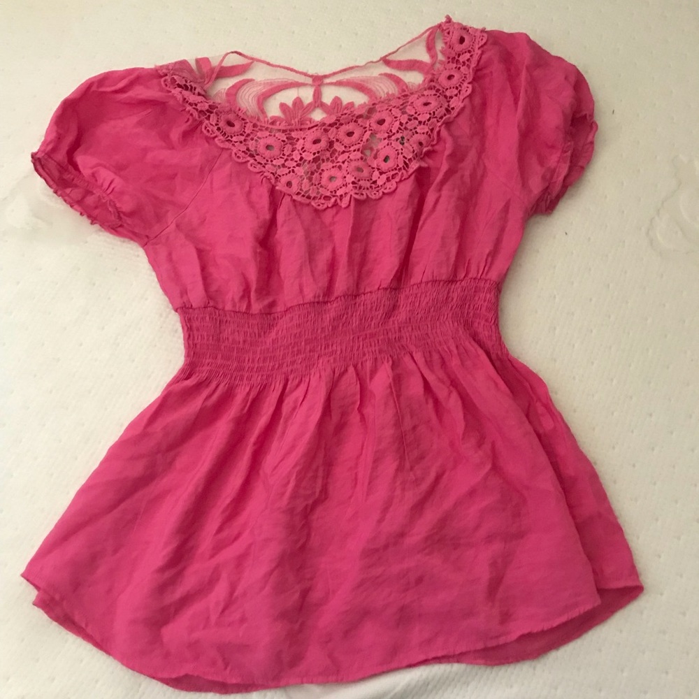 Pink blouse